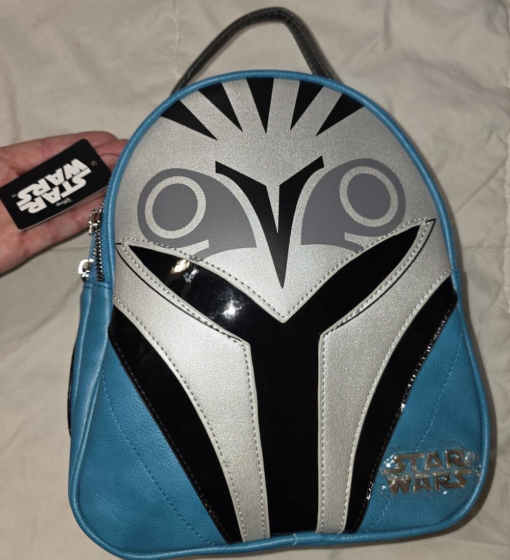 Nwt Star wars brand Disney Bo Katan Mini Backpack bookbag bag tote purse!